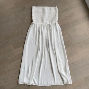 White Midi Babaton Sundress - Size Small